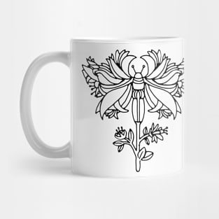 Butterfly Flower Mug